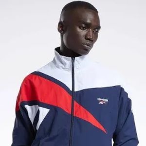 Men's Classics Vector Regular-Fit Logo Colorblocked Full-Zip Track Jacket